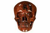 Realistic, Polished Mahogany Obsidian Skull #151186-2